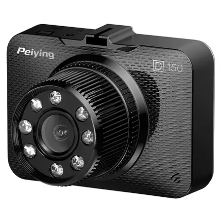 Mai ieftin Cameră auto DVR Peiying D150 Basic Full HD, ecran 2.4" și unghi 125°