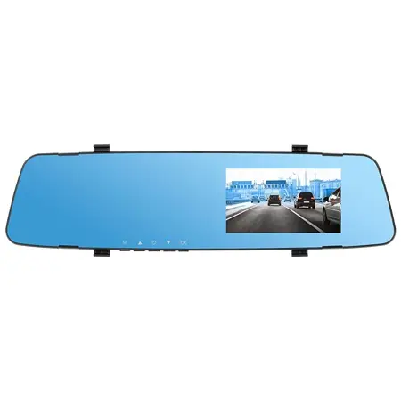 Ofertă Cameră auto tip oglindă DVR Peiying L200 Basic cu ecran 4" și cameră spate