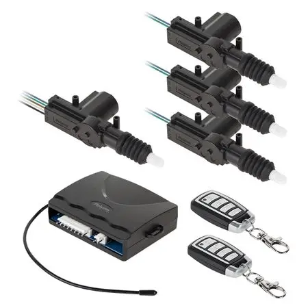 Retur gratuit Kit închidere centralizată auto Peiying 1+3 cu telecomandă, 12V, 50 m
