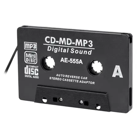 Adaptor casetă auto pentru redare CD/MP3 la casetofon, auto-reverse Livrare expres