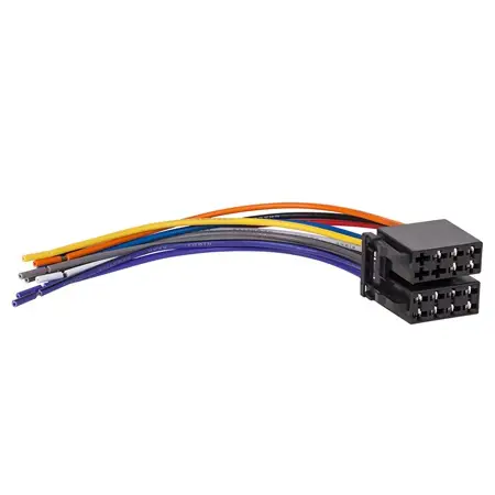 Conector ISO tată lipit cu fire pre-cablate pentru conectare radio auto Livrare expres