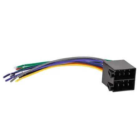 Ultima șansă Conector ISO mamă cu fire pentru lipire, pentru conectare radio auto