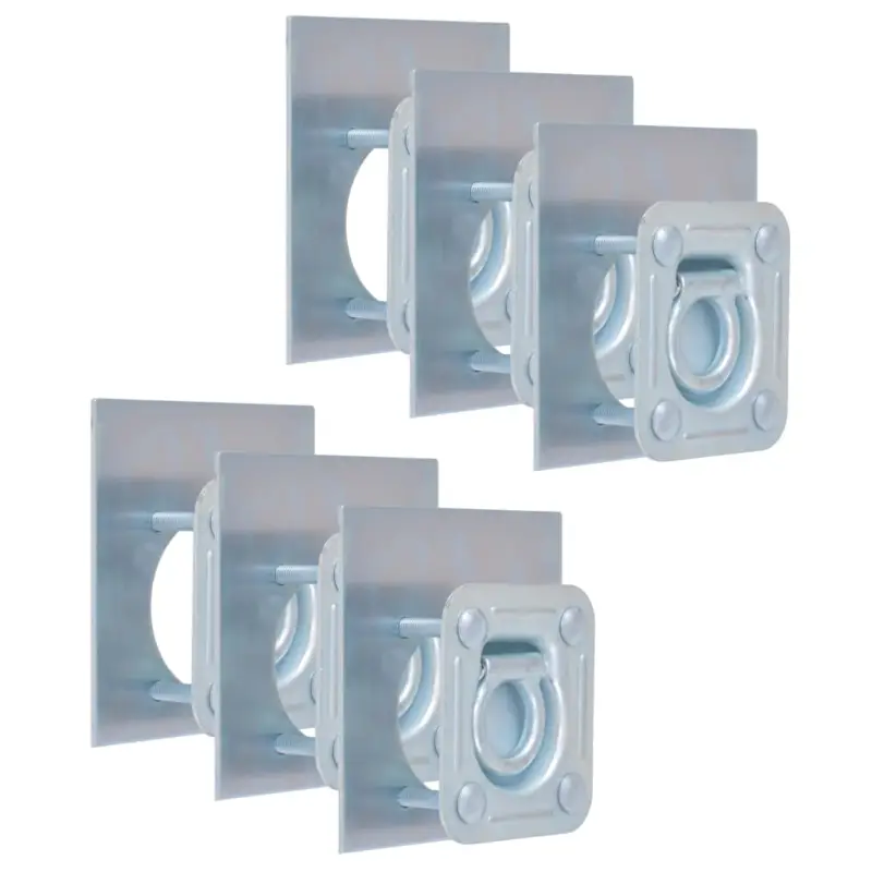 Ofertă specială Inele ancorare pentru remorcă 6 buc, oțel galvanizat, 2000 kg GartenMobel Dekor