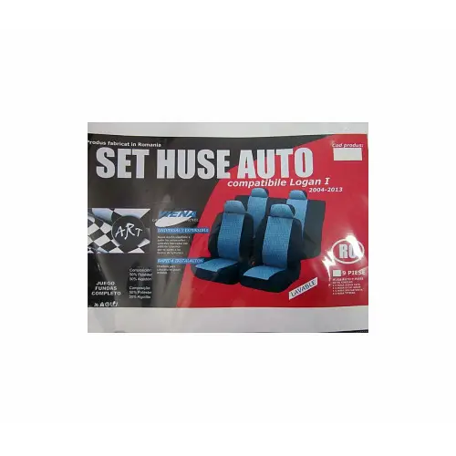 Set huse scaune auto premium pentru Dacia Duster 2008-2017, 9 piese Expediere rapidă