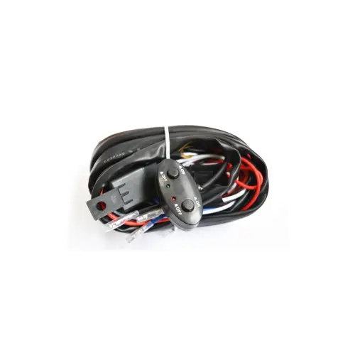 Comandă acum Cablaj 12V pentru proiectoare plafon cu 2 relee 40A, sigurante si switch LED (CPR11)