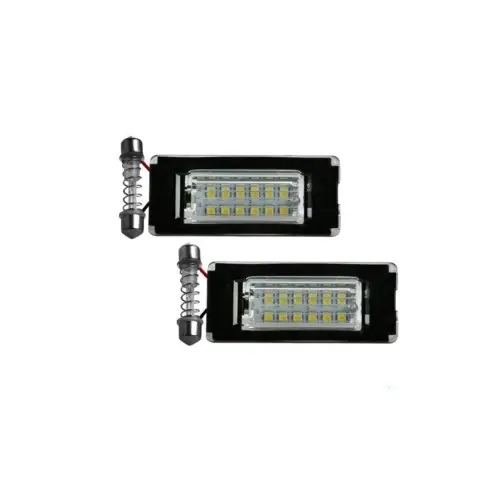 Popular Set lămpi LED pentru iluminare număr Mini Cooper R56 CANBUS, alb rece (7124)