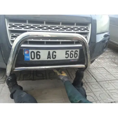 Bullbar inox compatibil Land Rover Freelander 2 (2007+) cu accesorii prindere, cod K15 Plată securizată