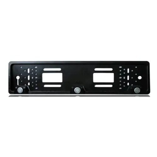 Preț promoțional Suport număr auto cu 3 senzori de parcare integrați, 12V, cu avertizare sonoră