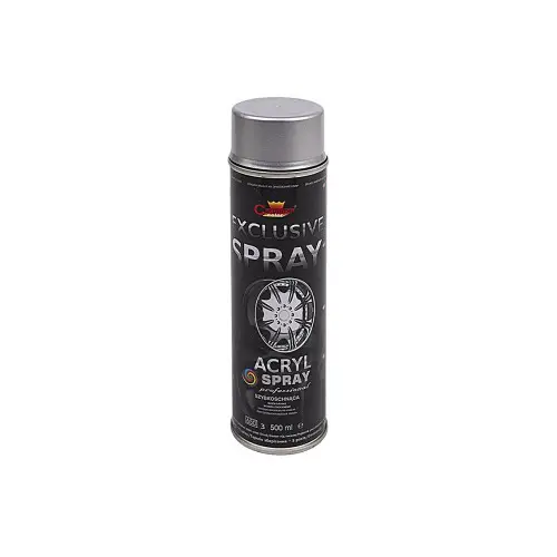 Spray vopsea acrilică argintiu pentru jante Champion, efect metalic, 500 ml Nu rata