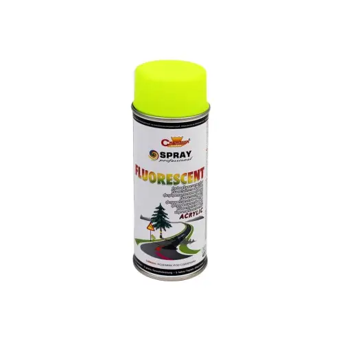 Plată securizată Spray vopsea galben fluorescent Champion, profesional, 400 ml pentru marcaje