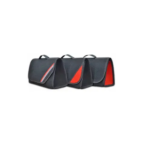 Geantă organizator portbagaj auto Lux, model lat 22 x 40 cm, cu prindere cu scai Ofertă limitată
