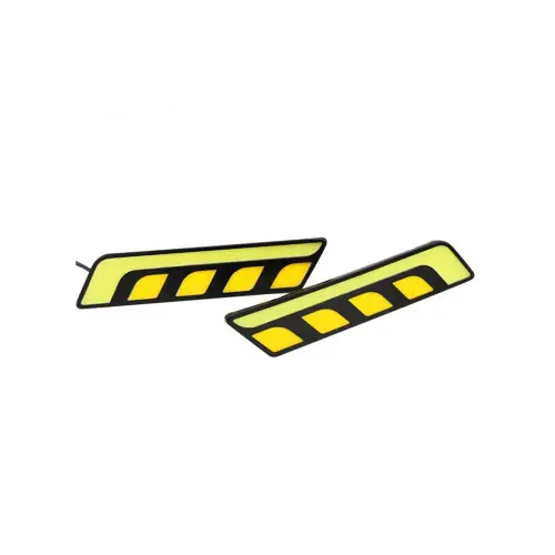Set lumini de zi DRL cu funcție semnalizare, LED puternic, 16 cm (A8354) Mai ieftin