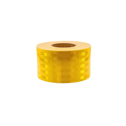 Bandă reflectorizantă tip fagure galbenă 10 cm x 25 m, autoadezivă (CH-010Y) Vezi acum