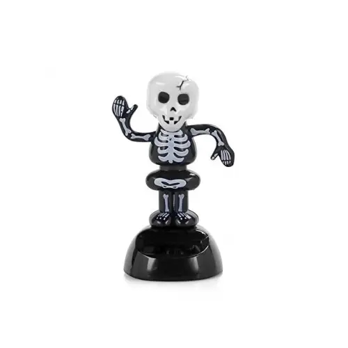 Cumpărături sigure Ornament solar decorativ „Schelet” SS01, figurina care se misca la soare