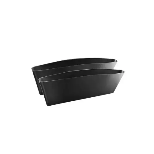 Set 2 suporturi buzunar auto din plastic pentru spațiul dintre scaune, 35x11 cm Lichidare de stoc