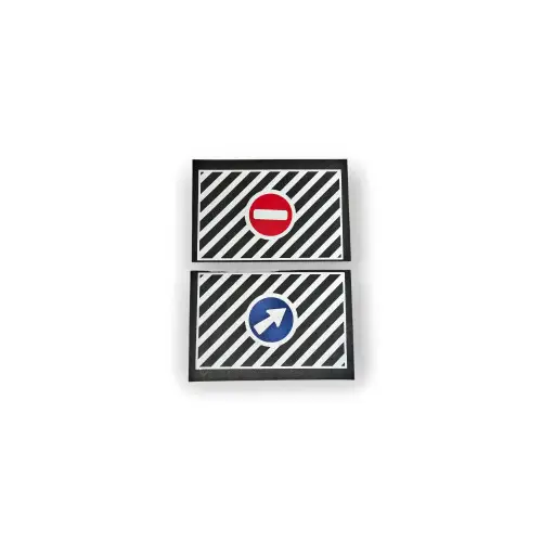 Set 2 apărători de noroi pentru camion 60x40 cm, cu indicator direcțional Ofertă exclusivă