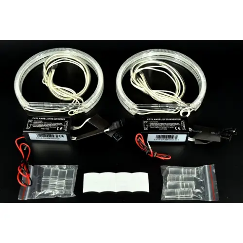 Set Angel Eyes CCFL 6000K pentru BMW Seria 3 E46 cu lupă, 4 inele Doar azi