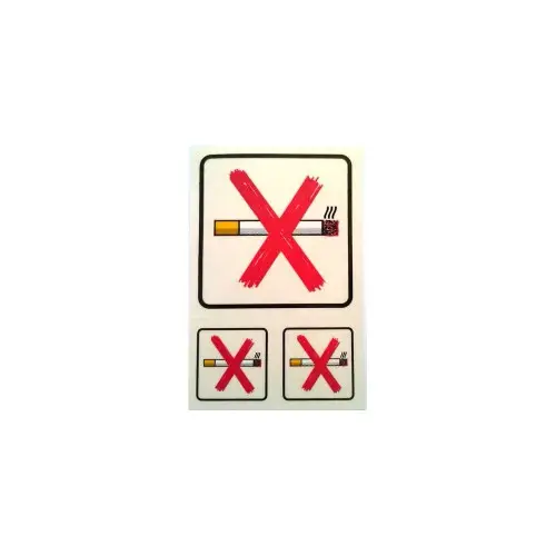 Set abțibilduri „Fumatul interzis” pentru semnalizare, Cod DZ-13 Reduceri