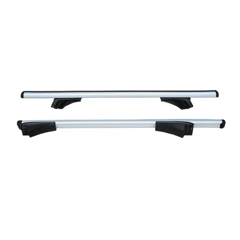 Cel mai vândut Set bare portbagaj universale din aluminiu 120 cm, cu cheie, pentru bare longitudinale integrate