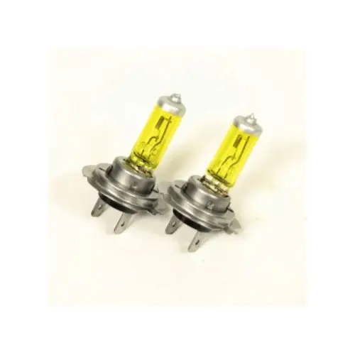 Calitate înaltă Set 2 becuri auto halogen H7 12V 55W, lumină galbenă (OEM)