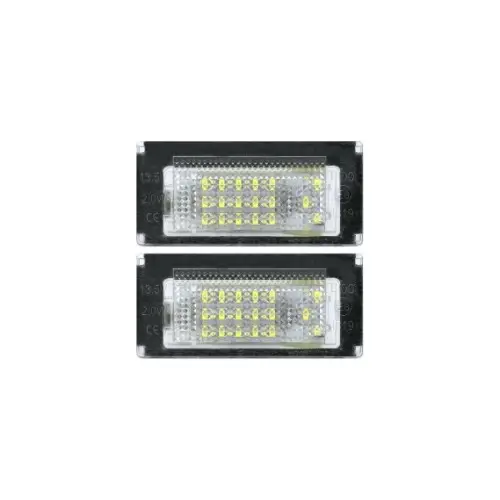 Set lampi LED pentru iluminare numar Mini Cooper R50/R52/R53, 18 SMD, 6500K (Cod 7113) Promoție