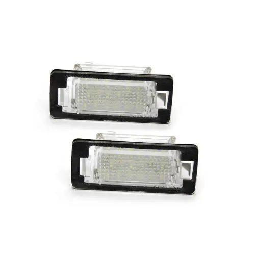 Set 2 lămpi LED pentru iluminare număr BMW, 18 SMD, 6500K (Cod 7101-1) Preț redus