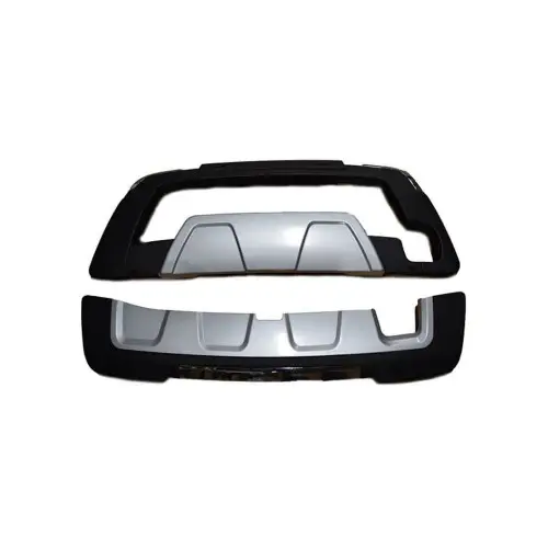 Set bullbar față și spate pentru Dacia Duster I 2012–2017, plastic negru-argintiu Livrare rapidă