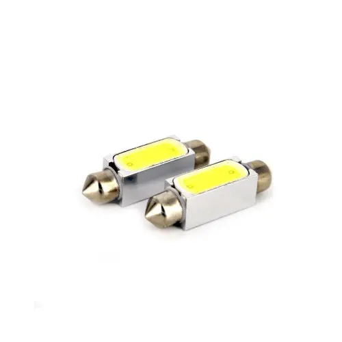 Set 2 becuri LED sofit COB 39mm 1.5W CANBUS pentru auto, fără erori Nu rata