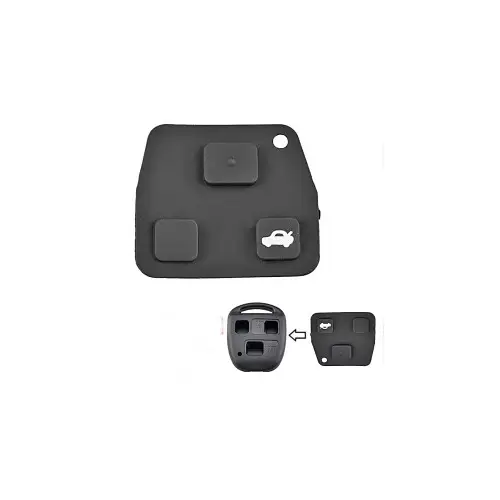 Buton cauciuc pentru telecomandă Toyota, 3 butoane, Cod 1011 (OEM) Livrare gratuită