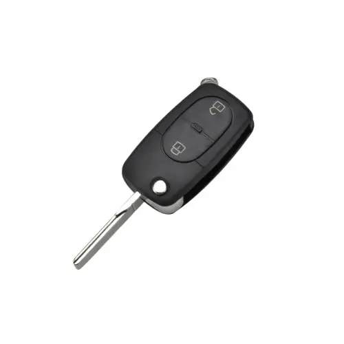 Carcasă cheie telecomandă compatibilă Audi, 2 butoane, cu lamelă – cod 18001 Chilipir