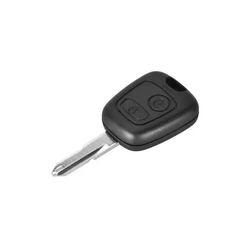 Carcasă cheie telecomandă compatibilă Peugeot, 2 butoane, cu lamelă metalică (Cod 4005) Transport gratuit