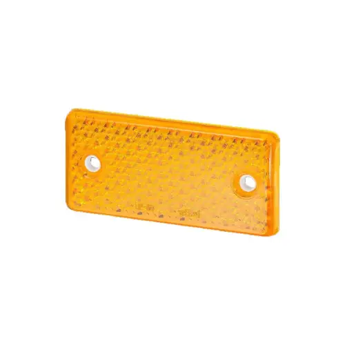 Set 4 reflectoare auto dreptunghiulare portocalii 9x5 cm, universale, Cod HX4 Calitate înaltă