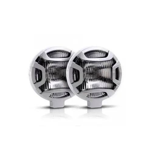 Cel mai bun preț Set proiectoare auto cromate 135 mm, 12/24V, IP68, omologate E20 (2 buc.)