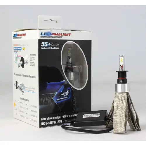 Set becuri LED HB4 (9006) CANBUS 6000K, 12/24V, 25W, IP68 (2 buc) Cel mai vândut