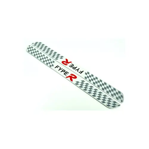 Calitate înaltă Set ornamente praguri auto universale din PVC, 48,5 cm x 3,7 m, cu bandă dublu adezivă (955B)