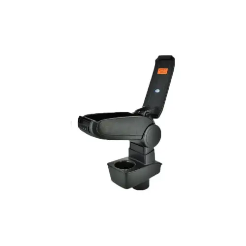 Reducere de preț Cotieră auto pentru Ford Fiesta MK7 2009, neagră, cu montaj rapid (BFDFS0520-N)