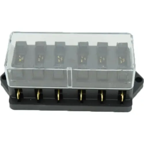 Tablou de siguranțe auto 6P cu capac protector, cod HF10-1075 Preț redus