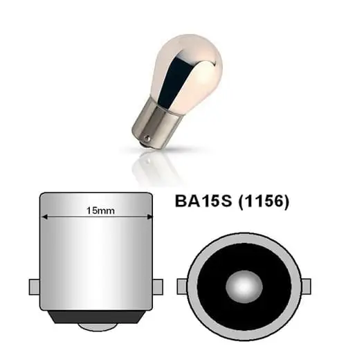 Set becuri auto BA15S 12V 21W crom, lumină portocalie pentru semnalizare Cel mai bun preț