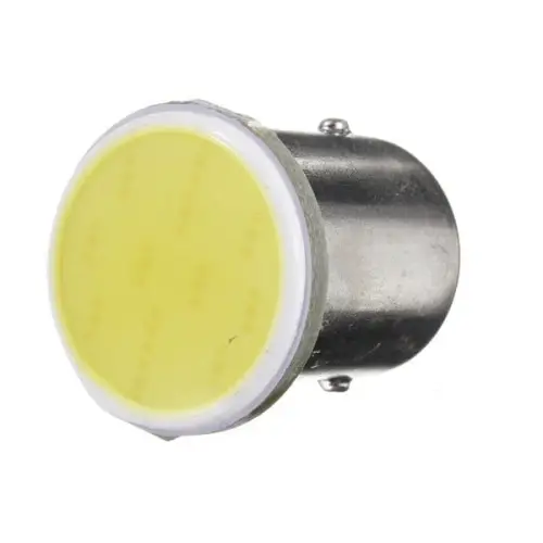 Preferatul clienților Bec cireașă LED 3W COB BAU15S, lumină galbenă 12V – tip nou asimetric