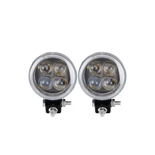 Proiector LED 12W Spot 4D cu Angel Eyes, 12/24V, 6000K (ART32012) Ieftin