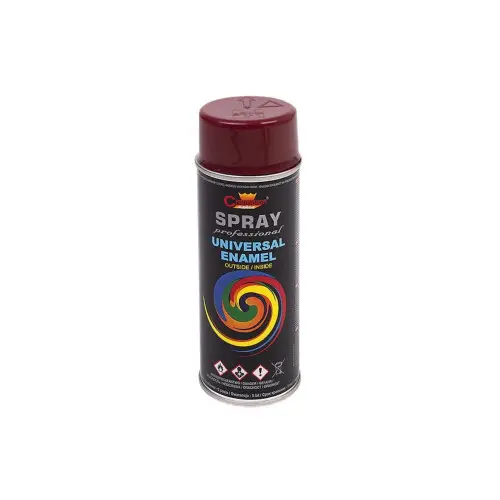 Retur gratuit Spray vopsea rosu profesional Champion RAL 3011, universal enamel 400 ml