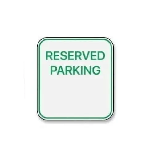Retur ușor Autocolant „Reserved Parking” pentru loc de parcare rezervat, 13 cm (ORACAL)