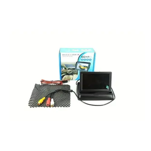 Discount Monitor retractabil 4,3" pentru camera marsarier auto, 12V, 2 AV (Cod 433)