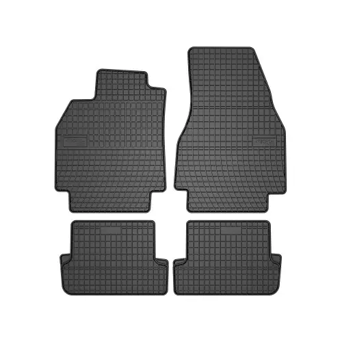 Calitate înaltă Set covoare auto din cauciuc El Toro pentru Renault Megane II 2002–2008, negre