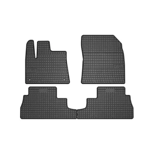 Set covoare auto din cauciuc El Toro pentru Fiat Doblo II 2010-2021, negru Mai ieftin