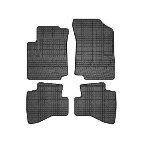 Set covoare auto din cauciuc El Toro pentru Toyota Aygo II (2014–2021), negre, cu bordură 1 cm Reduceri