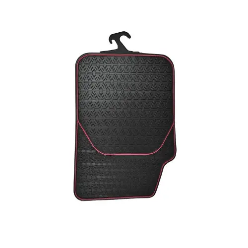 Set covoare auto universale din cauciuc cu dunga roșie, 4 bucăți R01 Ofertă exclusivă