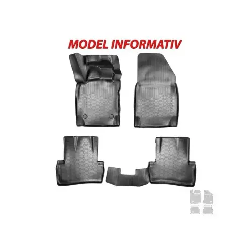 Preferatul clienților Covorașe auto cauciuc tip tăviță pentru Jeep Renegade 2014+ (set 4) 3D 64306/A10