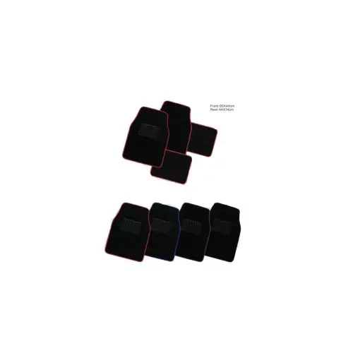 Set covorașe auto universale din mochetă cu dungă, 4 bucăți, cod 8008 Retur ușor