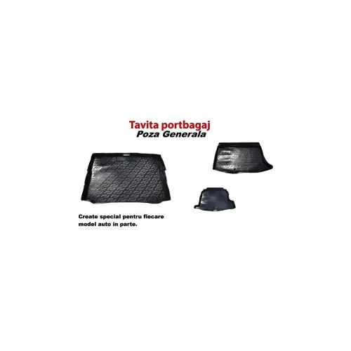 Super ofertă Covor portbagaj tip tavita dedicat VW T5 (2003+) PB 5503, protectie completa